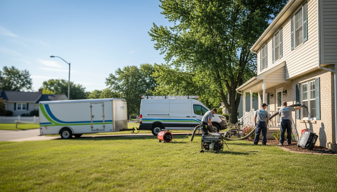 Flooded Basement Restoration And Cleanup With Repair in Boyden, IA near me